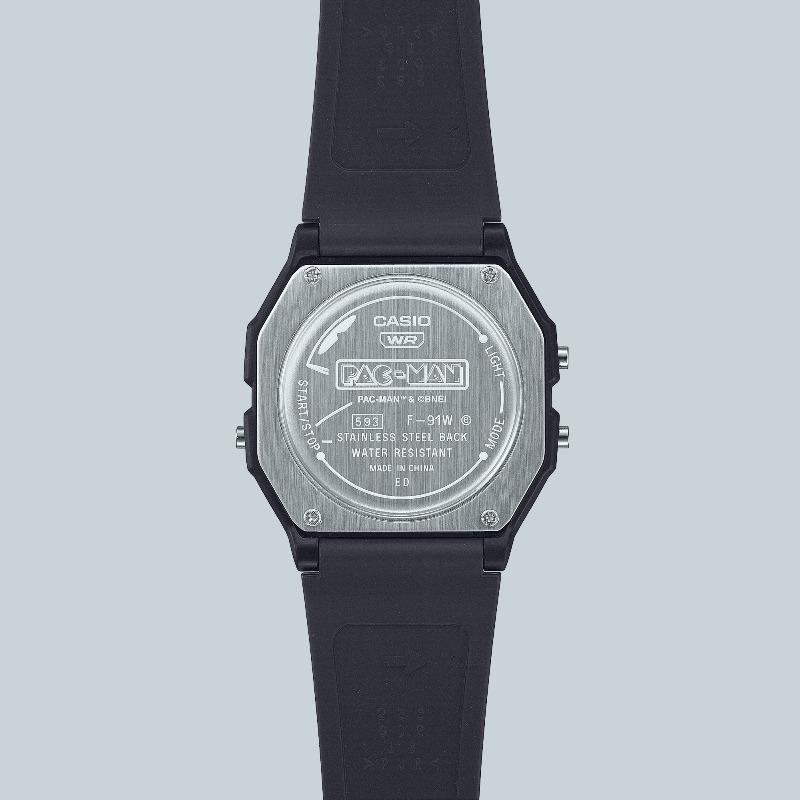 Casio Men's Resin Water Resistant Alarm Quartz Watch F-91WPC-1A