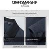 Brand Men's Woolen Baseball Collar Lapel Jacket for Middle-Aged and Elderly - Autumn/Winter Business Lambswool Overcoat
