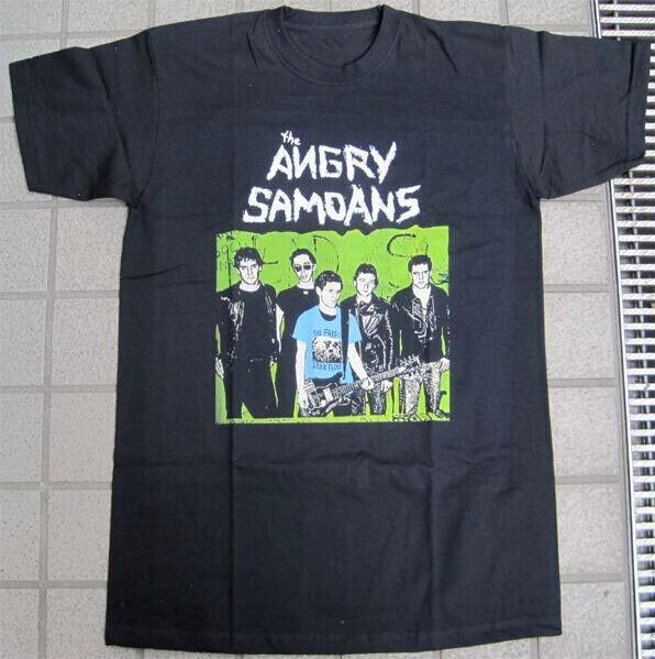 Vtg Angry Samoans Band Live In Tour Cotton Black S-5XL Unisex Shirt AR986 XL