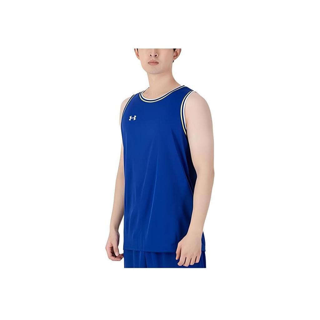 Under Armour Logo Loose Knit Sports Quick-Dry Breathable Vest Unisex Vests Blue 21500101-400
