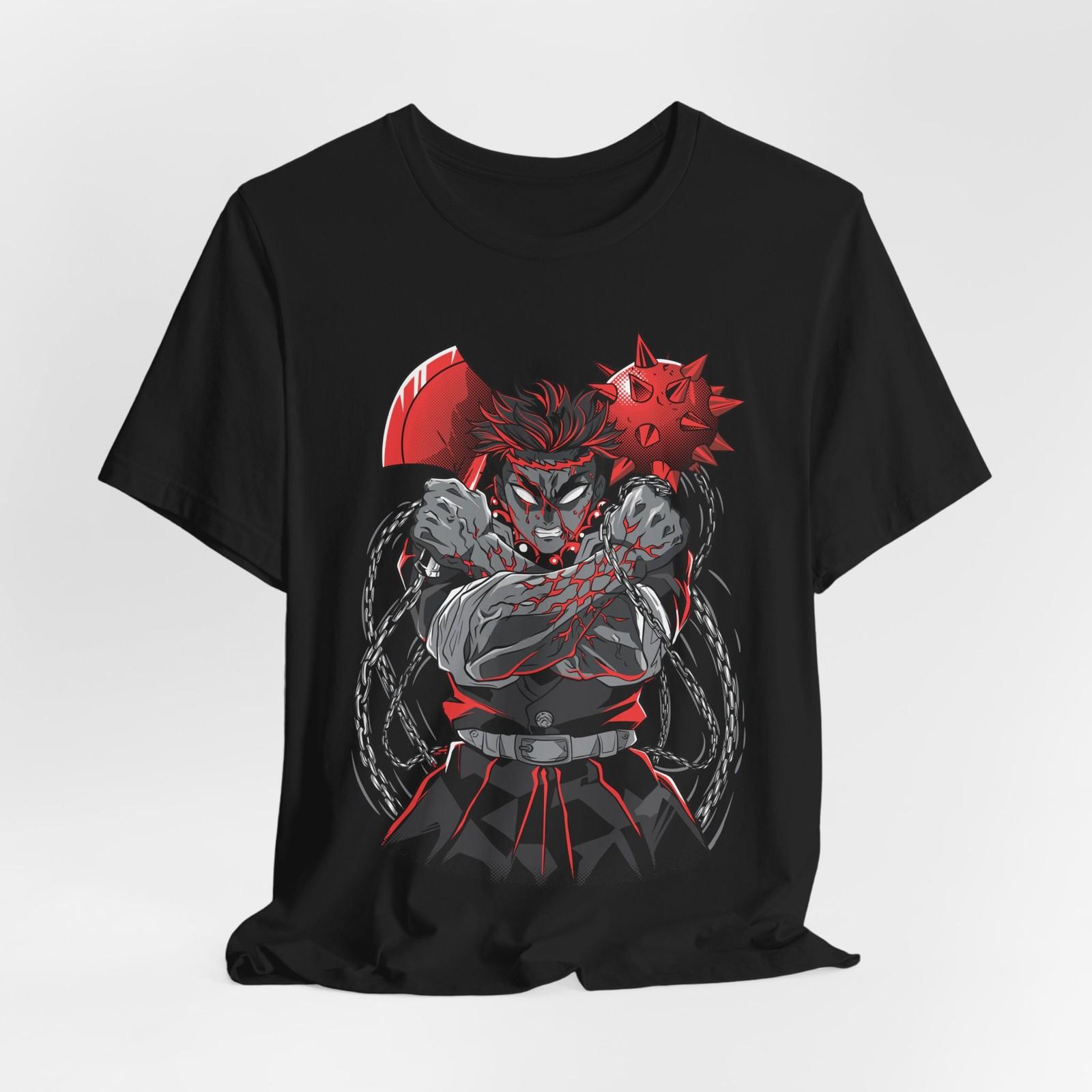 Gyomei Anime T-Shirt Mens Womens Tees Top Tee Tops, Unisex Shirt for Anime Fans, Graphic T-Shirt Mens Womens Tees Top Gift, Japanese S