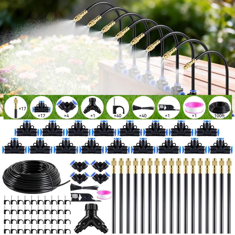 Universal 30m 6mm Automatic Atomizing Sprinkler and Humidifying Waterer
