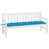 Garden Bench Cushion Light Blue 180x50x7 Cm Oxford Fabric