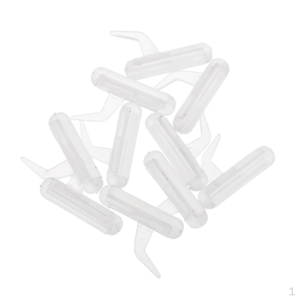 10pcs Carp Fishing Tackle Accessory Plastic Tools Anti Clips