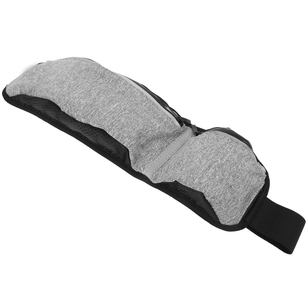 Sports Waist Bag Multifunction Outdoor Waterproof Largecapacity Belt Bag Running(Black Size)