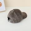 Children's Dinosaur Skeleton Washable Baseball Cap - Spring/Summer Vintage Distressed Style 