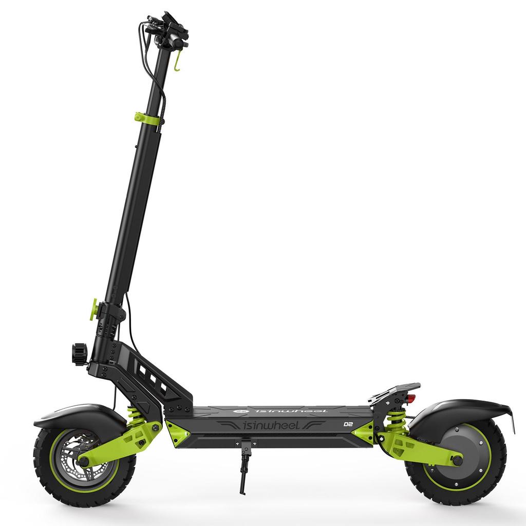 Isinwhhel D2 Urban Community Electric Scooter 48V15.6Ah Battery 1000W Motor 10 Inch Off-Road Tires With Front&Rear Dual Disc Brakes