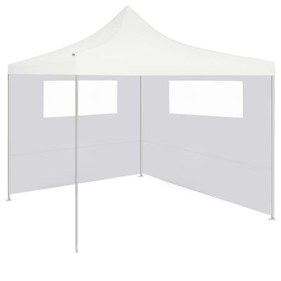 Pavilion Side Wall with Windows 6x2 M White