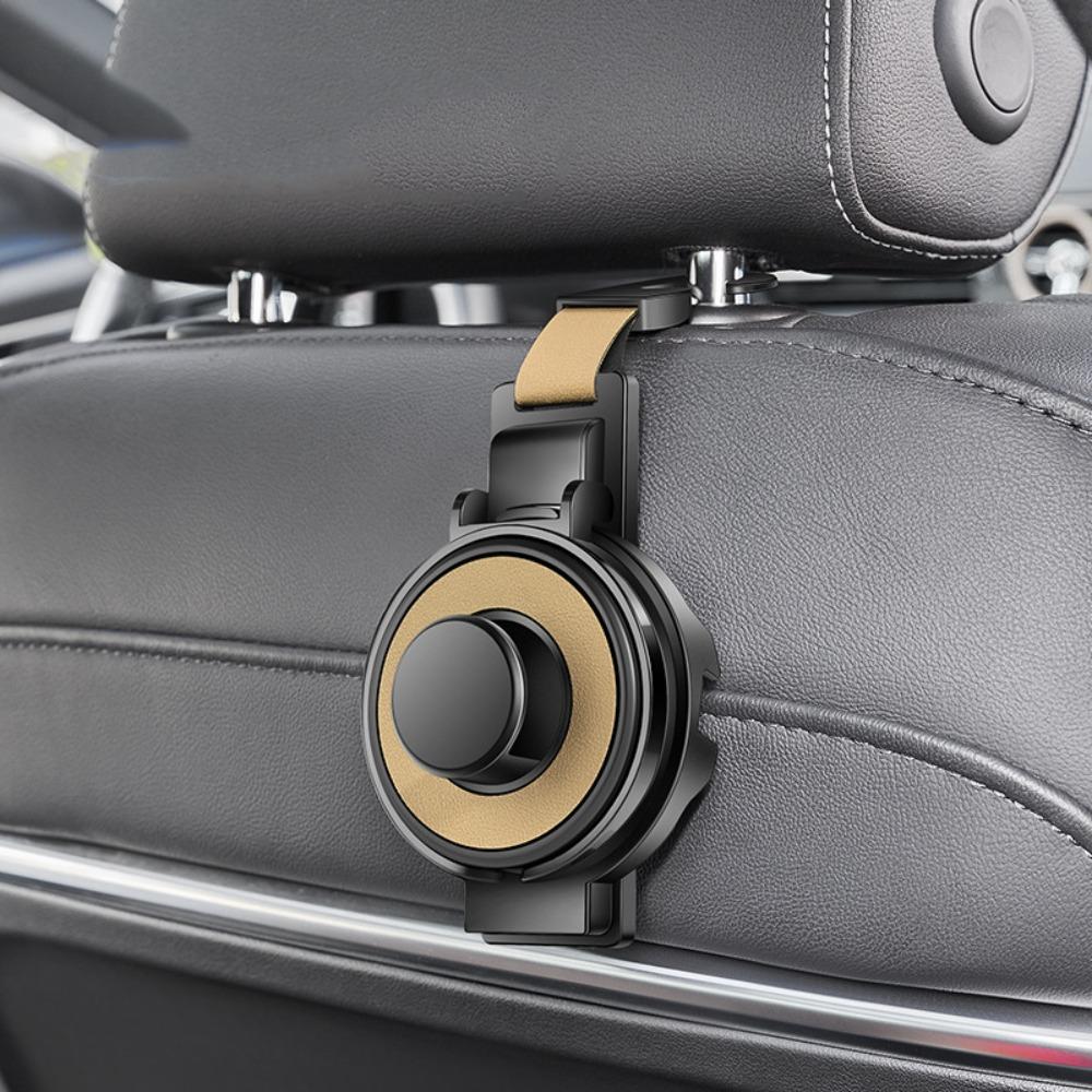 Gancio Multifunzione per Poggiatesta Sedile Auto Comodo Portatile Portabicchieri Pieghevole Organizer per Sedile Posteriore