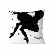Black Swan Pillow Case For Car Sofa Decorative Home Doublesided Print Plush Square Throw Pillow Cushion Cover