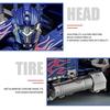 2-in-1 Transformer Car Toy - Alloy + ABS, Transformable Robot & Vehicle, Realistic Head, 17.5cm, Gift for Teens 14+