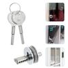 Display Case Keys Sliding Glass Door Lock Easy Installation