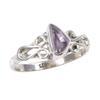 Natürlicher rosa Amethyst Edelstein Handarbeit 925 Sterling Silber Geschenk Ring S.6 Y7w57