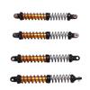 4pcs 110mm RC Shock Absorber Damper Dual Stage Spring Shocks for 1 10 RC Crawler Car Upgrade Parts Gold