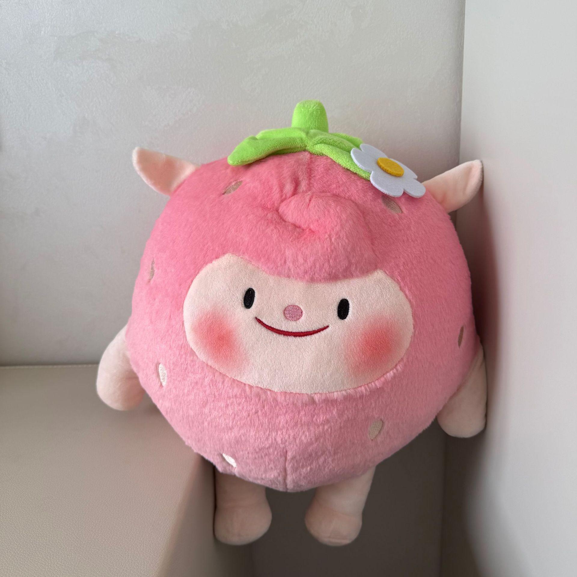 

Яичная вечеринка клубничная овечка кукла новая кашемировая игрушка кукла подарок на день рождения супер милая 35cm