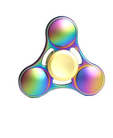 

Colorful Rainbow Fidget Spinner Metal Hand Spinner for Autism Rotation Anti Stress Toys Kids Children Gifts