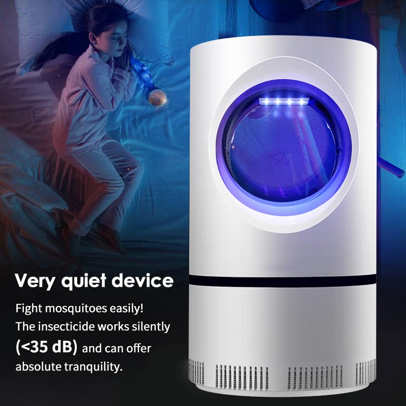 USB LED UV Mosquito Lamp Indoor Insect Proof Light Outdoor Pest Control Lamp Inhalation Mosquito Killer Phototactile Sensing