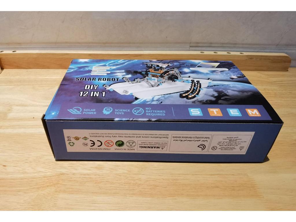 Enhanced 13-in-1 DIY Solar-Powered Robot Car Kit