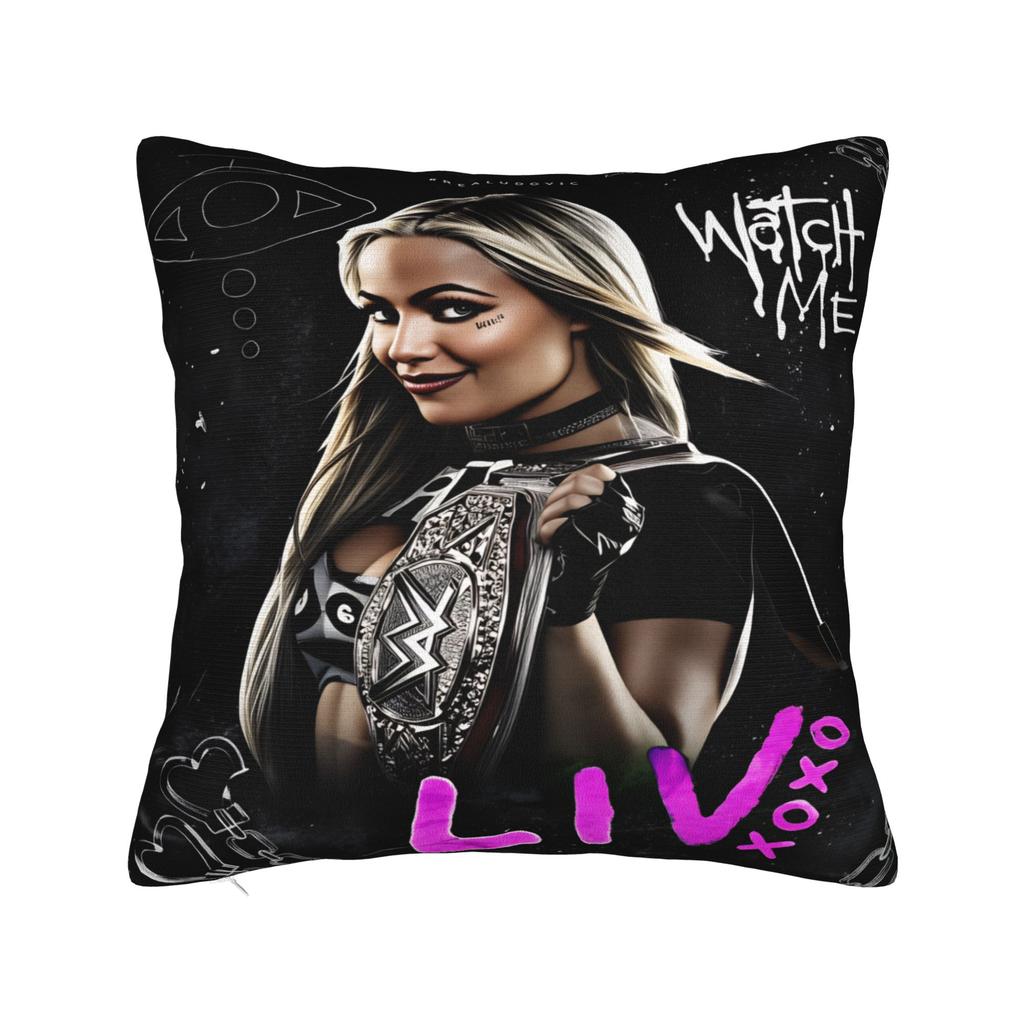 Liv Morgan American Wrestler And Actress  Pillow Case  Custom Pillow Cover For Chair Sofa Home Decor Cute Funny Pillowcases