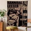 Klassischer Horrorfilm Hhannibal Hängendes Böhmisches Wandteppich Hängendes Tarot Hippie Wandteppiche Studentenwohnheim Japanischer Wandteppich