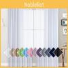 Polyester Lightfiltering Curtain With Easy Installation For Lounge