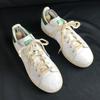 adidas STAN SMITH 80s Reissue Leather Sneakers White x Green US5 (23.0cm) Japan Pack(USED)
