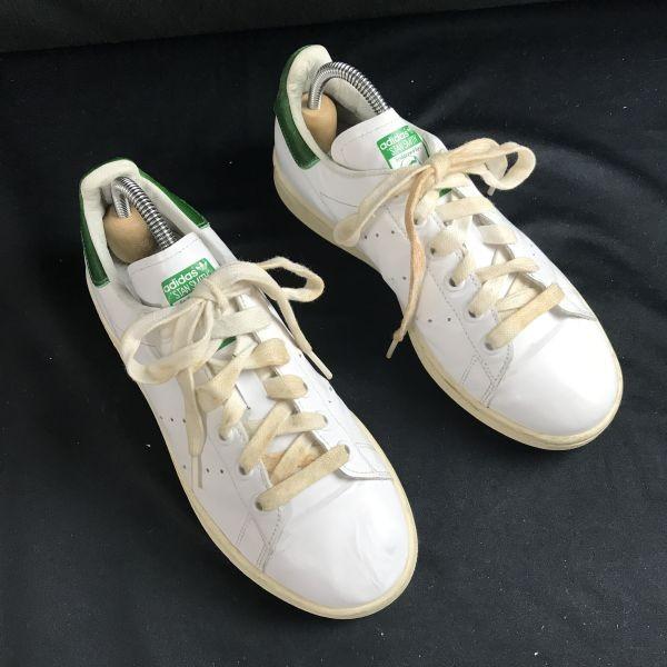 adidas STAN SMITH 80s Reissue Leather Sneakers White x Green US5 (23.0cm) Japan Pack(USED)