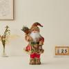 Standing Santa Claus  Statue Ornaments 30/45cm Santa Claus Toy Santa Claus Doll  Mall