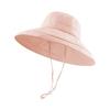 Bucket Hat Women's Summer Trendy Versatile Outdoor Big Brim Sun Hat UV Protection Sun Hat