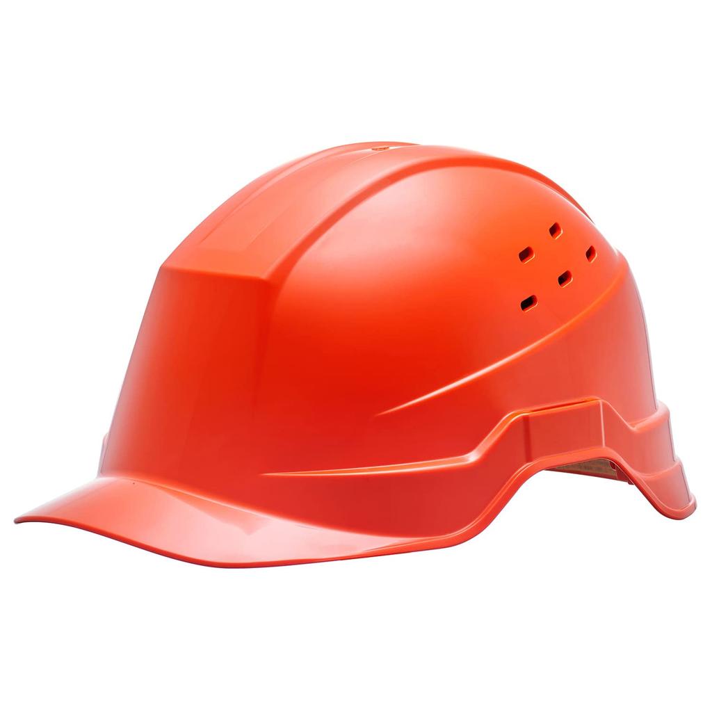 Work with Ventilation with KP Orange [Midori Anzen] Helmet, ABS, Holes, SC23BV, DR2, ( Liner),