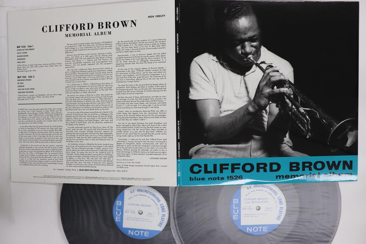 

LP Record CLIFFORD BROWN Memorial Album MMBLP1526BLP15 BLUE NOTE 2010 US Jazz Used