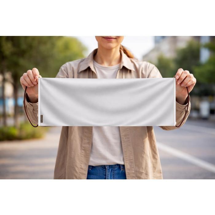 Bannière De Défilement – Drapeau De l'Anguilla – 24 X 70 Cm – Polyester – Drapeau À Main – Pixelforma