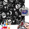 Diy Coloring Blanket With 24 Markers Color Your Own Cozy Velvet Throw Blanket For Kids Adults Creative Gift For Home Decor