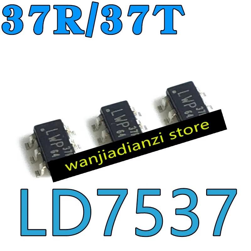 5PCS LD7537 LD7537RGL 37R LD5537T 37T 6-pin power chip SOT23-6 LCD power management chip IC