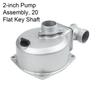Pump For 168F 170F WP20 Water Pump 2 Inch Aluminum Head Shell Without Impeller Replacement Part