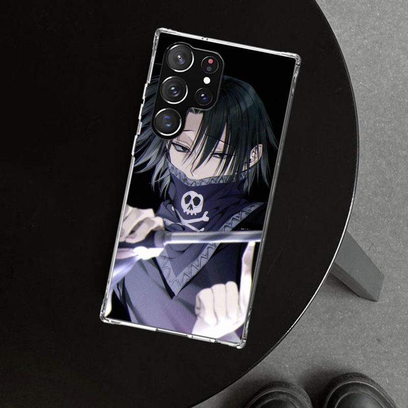 Huner X-Hunters Chrollo Shizuku Phone Case Cover for Samsung Galaxy S26 S25 Edge S24 S23 Ultra S22 Plus S21 FE S20 + Art Customi
