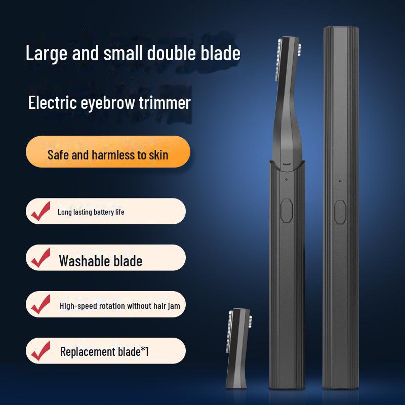 Wiederaufladbarer elektrischer Augenbrauentrimmer für Männer und Frauen – sicher und effizient