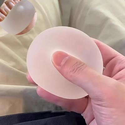 Soft Squishy White Transparent Maltose Squeeze Toy Mochi Anti Stress Fidget Toy Simulated Ball Slow Rebound Decompression Toy