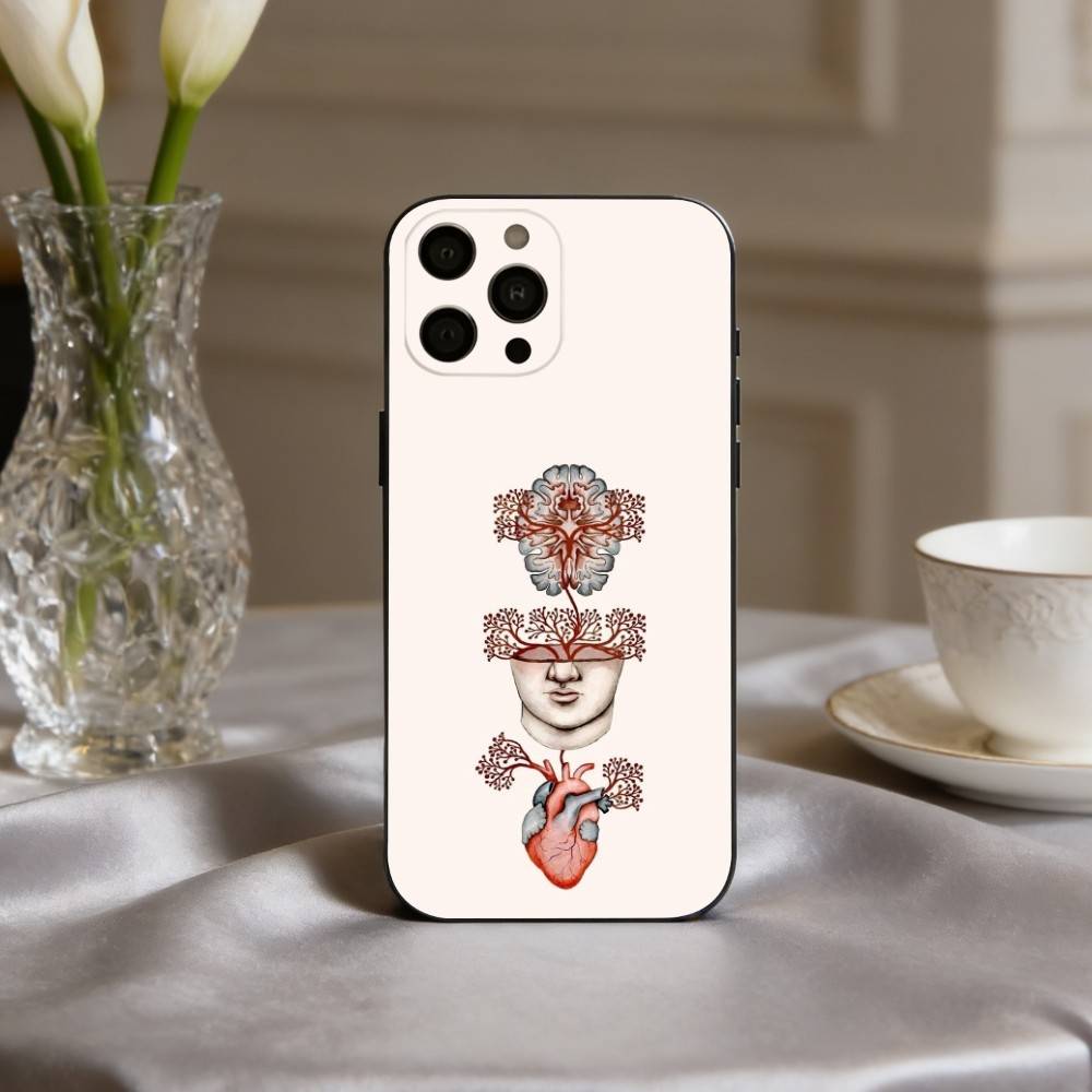 P-Psychologe Beruf P-Psychologie Handyhülle Für iPhone 17,16,15,14,13,12,11 Plus,Pro Max,XS,Weiches Silikon Schwarze Hülle