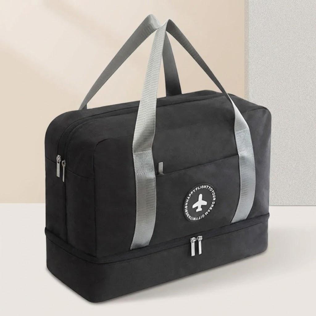 

Waterproof Sports Gym Bag For Men Women Wet Dry Separation Travel Hand Carry Luggage New Clothing Storage Travel Tote Bag чёрный