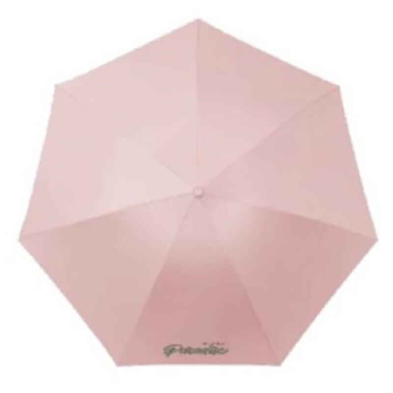 TianTang 3-Fold Black Rubber Sun/Rain Umbrella