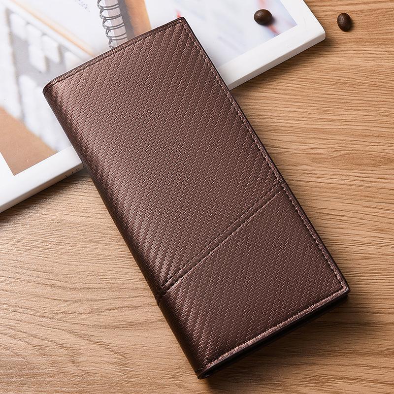 Men's Long Wallet & Handbag: Large Capacity, Casual Design with Multiple Card Slots