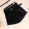 2026 Summer New Women's Denim Shorts High-Waisted Slim-Fit Versatile Student Wide-Leg Pants Rolled Hem A-Line Hot Pants Ins Trend