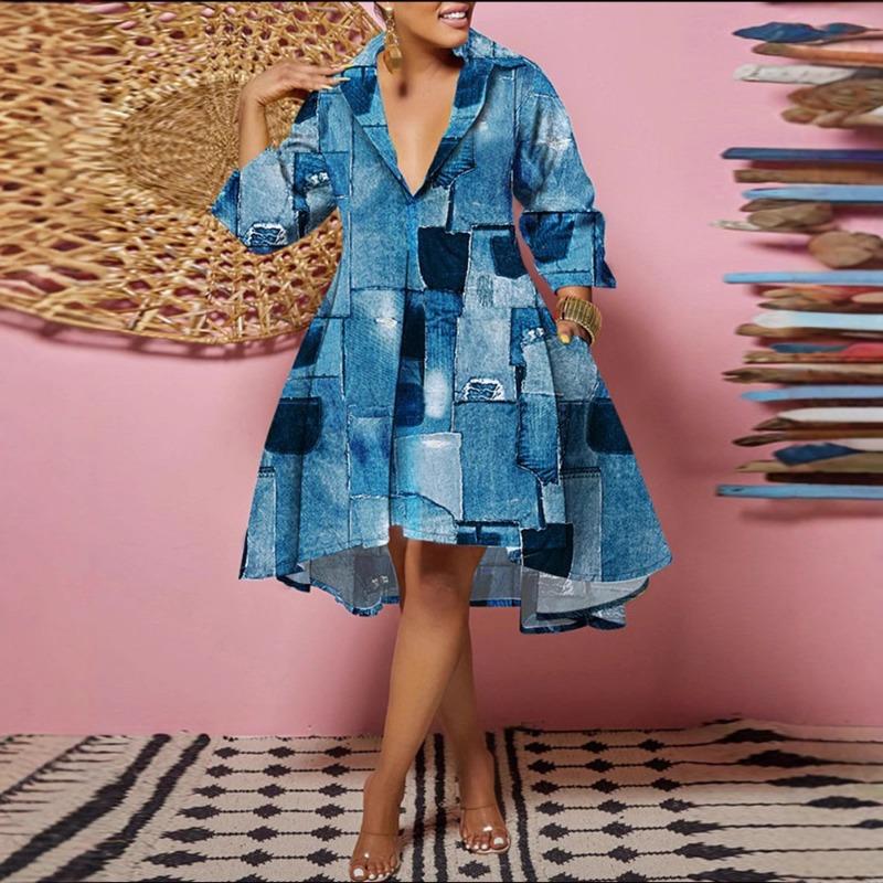 New Fashion Print Dress for Women