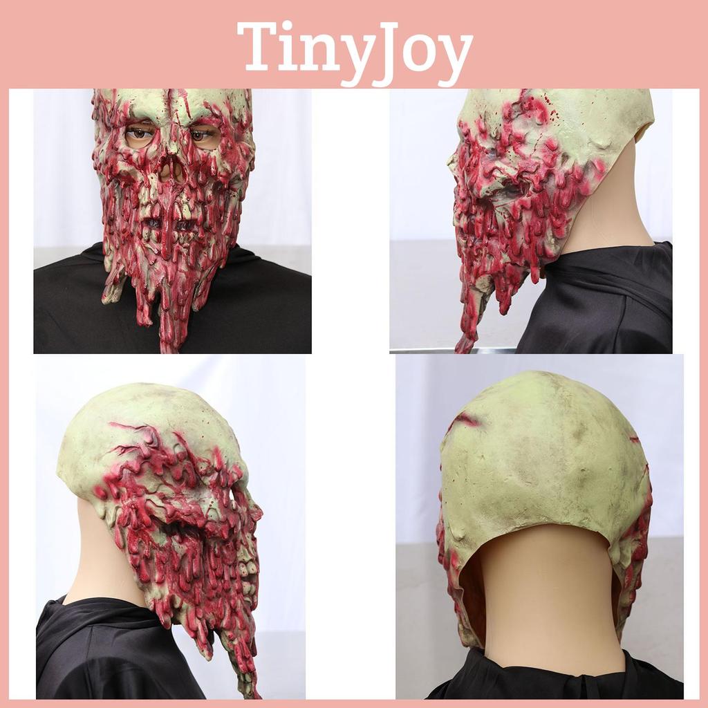 Halloween Mask Zombie Latex Horror Costume Accessory For Adults And Parties