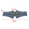 Vintage Pin Buckle Wide Leather Belt Elastic Corset Ladies Dress Suit Waist Belt For Women Waistband Gift