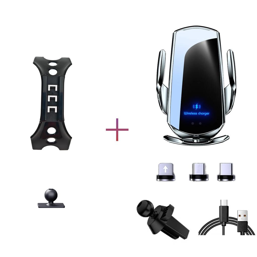 2025 Hot Racing Grills Car Phone Holder For Mercedes Benz A Class A200 180 W177 2019-2024 Mobile Phone Mounts Car Wireless Charg