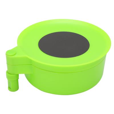 Vassoio da pesca a 2 strati in materiale plastico, piastra per esche magnetiche, interfaccia da 5 mm, pesca all'aperto