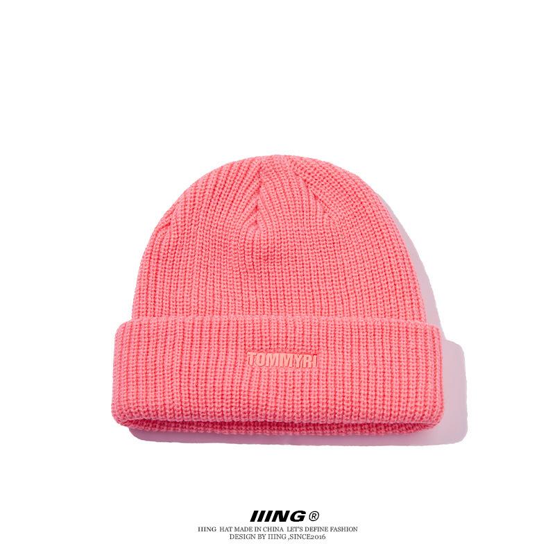 Winter Warm Hat Men's And Women's Versatile Knitted Hat Woolen Hat
