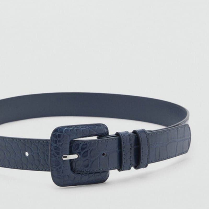 Mango MANGO WOMAN Belt MAITE Medium Blue 17051131